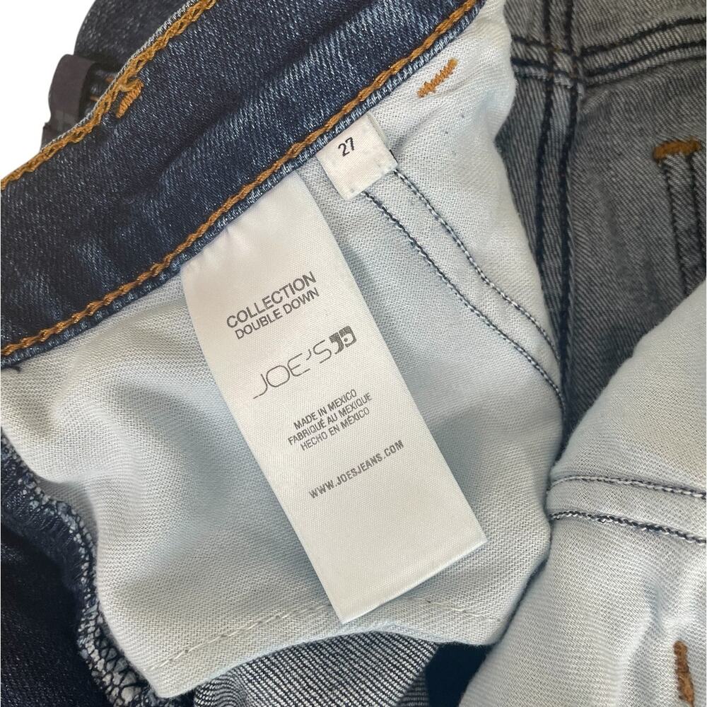 Joe's Jeans The Trixie High Rise Wide Leg Cuffed Trouser Jean Indigo Sz 27 Chic - Picture 15 of 16